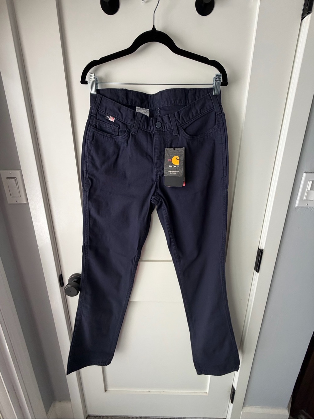 Carhartt Women Dark Navy Flame Resistant Utility Work Pant